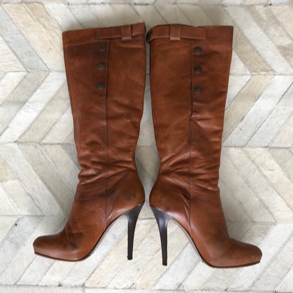 Steven wide calf tall boots. They have a hidden pl - Picture 3 of 8